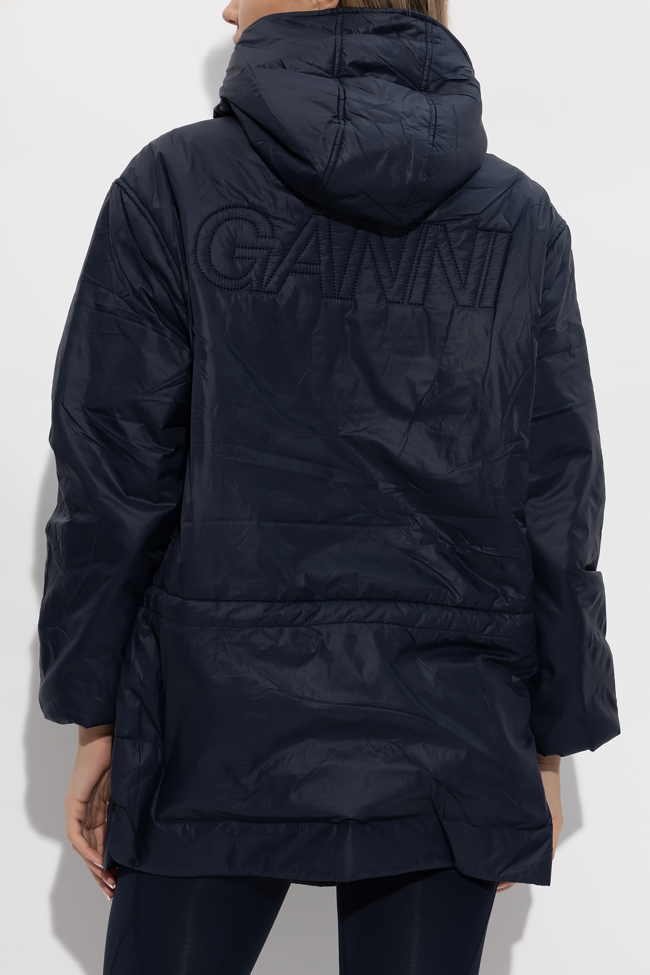 Navy blue Insulated sports jacket Ganni - Vitkac Canada